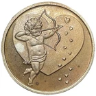 1/4 oz .999 Silver Valentines Cupid Round - 8 Grams Fractional #001