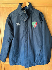 Leicester Tigers Canterbury M granatowa kurtka/płaszcz z kapturem