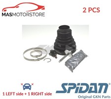 CV JOINT BOOT KIT PAIR TRANSMISSION END FRONT RIGHT LEFT SPIDAN 24882 2PCS I NEW