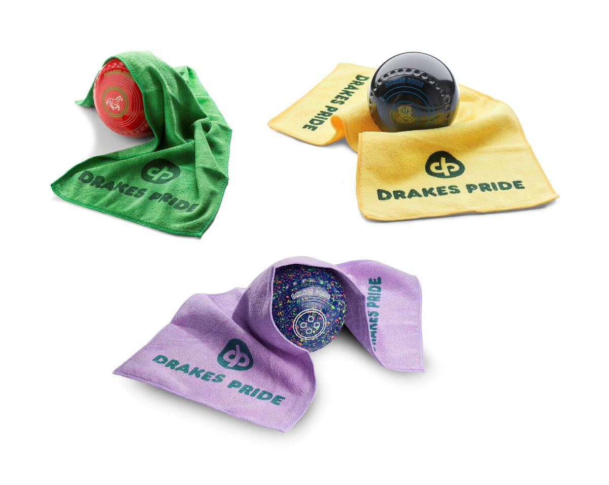 Set of 3 Microfibre Bowls Towel (Green, Yellow and Purple) by Drakes Pride (UK)