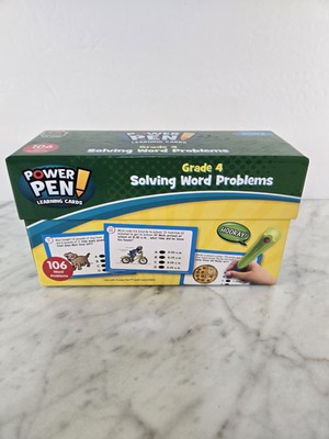 Power Pen 53 Learning Cards, Solving Word Problems Grade 4 Complete Pen Works 