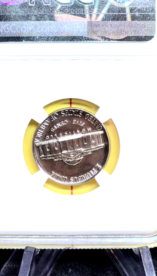 1953 NGC PF68 Proof Jefferson Nickel PR68 Incredibly Nice Rotated Die Error 5C - Image 4 of 4