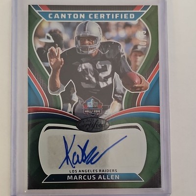 2025 Panini Certified Canton Certified Autograph 10/15 Marcus Allen Raiders