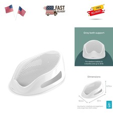 Baby Bath Support Gray  Ideal for Babies Less Than 6 Old