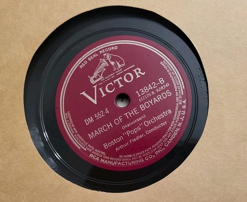 Ravel BOLERO; 2 Record Set; 12" 78RPM; Boston "Pops" Orchestra; Victor Red Seal - Picture 4 of 8