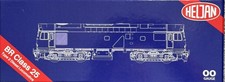 Heljan Class 25 in BR Blue with black cab windows 25095 ref 2544