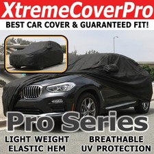 2022 2023 2024 Bmw X4 Breathable Car Cover Wmirror Pocket- Black