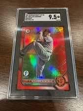 2022 Bowman Draft 1st Edition - William Kempner Red Foil - 4/5 - SGC 9.5