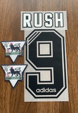 Liverpool 95/96 RUSH #9 #Reisse Print Full Set + Premier League Patches