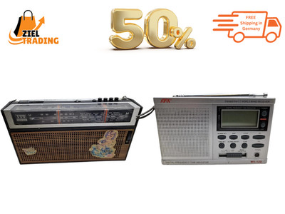 2er Set Vintage Radios: AFK WE-120 & ITT Schaub Lorenz Teddy 103   Sammlergeräte