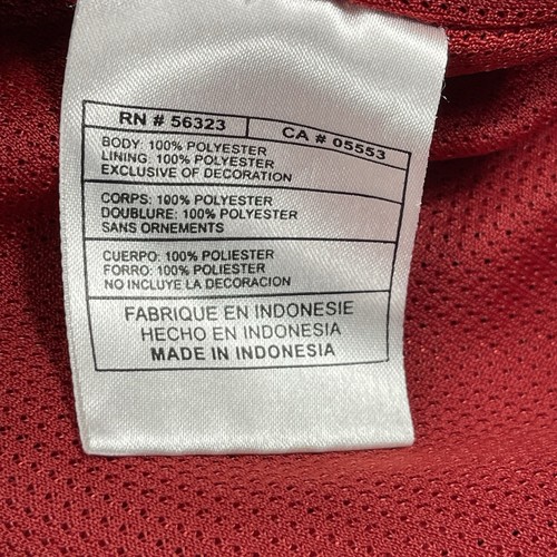 Nike Vintage Mesh Shirt Mens 2XL Red Center Swoosh Sleeveless Gray Tag - Picture 7 of 8