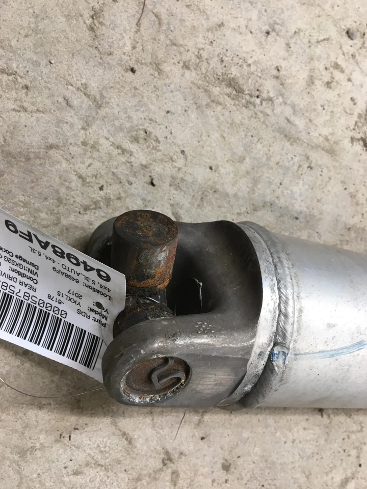 17 GMC YUKON XL 1500 Rear Drive Shaft 4x4 5.3lauto Foto 2 de 3