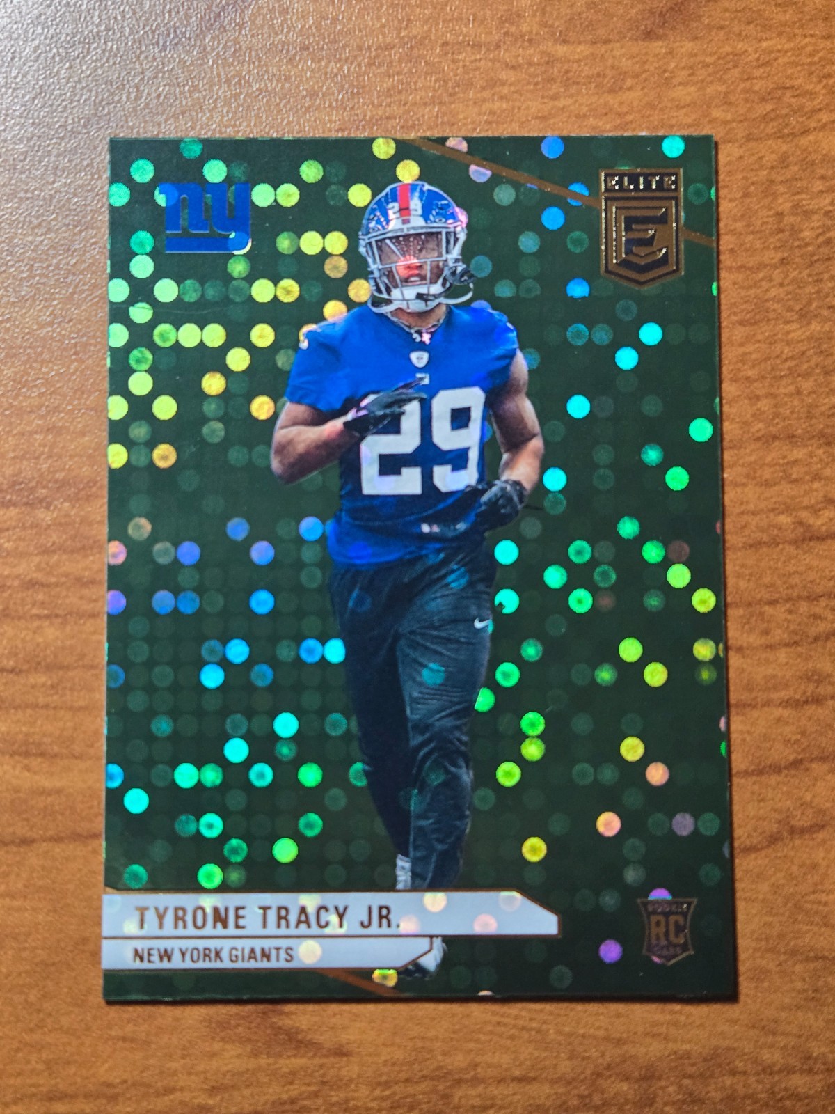 2024 Donruss Elite - Tyrone Tracy Jr. - 144 RC - Green Disco