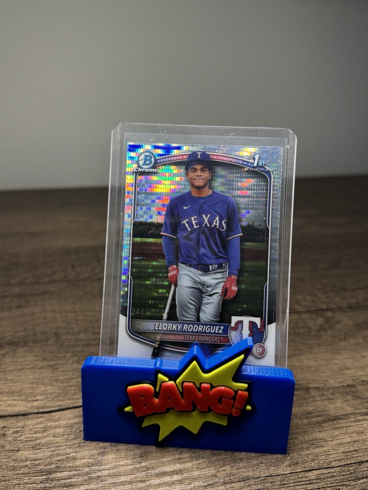 2025 Bowman Chrome Elorky Rodriguez 1st Bowman Pulsar /399 #BCP-186