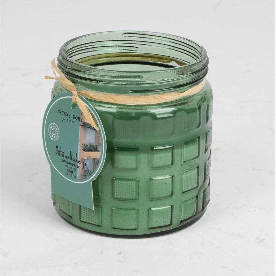 Citronellakerze im Glas 11x12 cm Mückenschutz Outdoor Duftkerze Kerzenglas - Bild 4 von 4