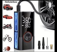 Compressore aria auto portatile 12V gonfiatore pneumatici digitale