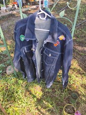 NBA  Game  Multi Team Patch Jean Jacket Knicks, Celtics , & Lakers Mens Large