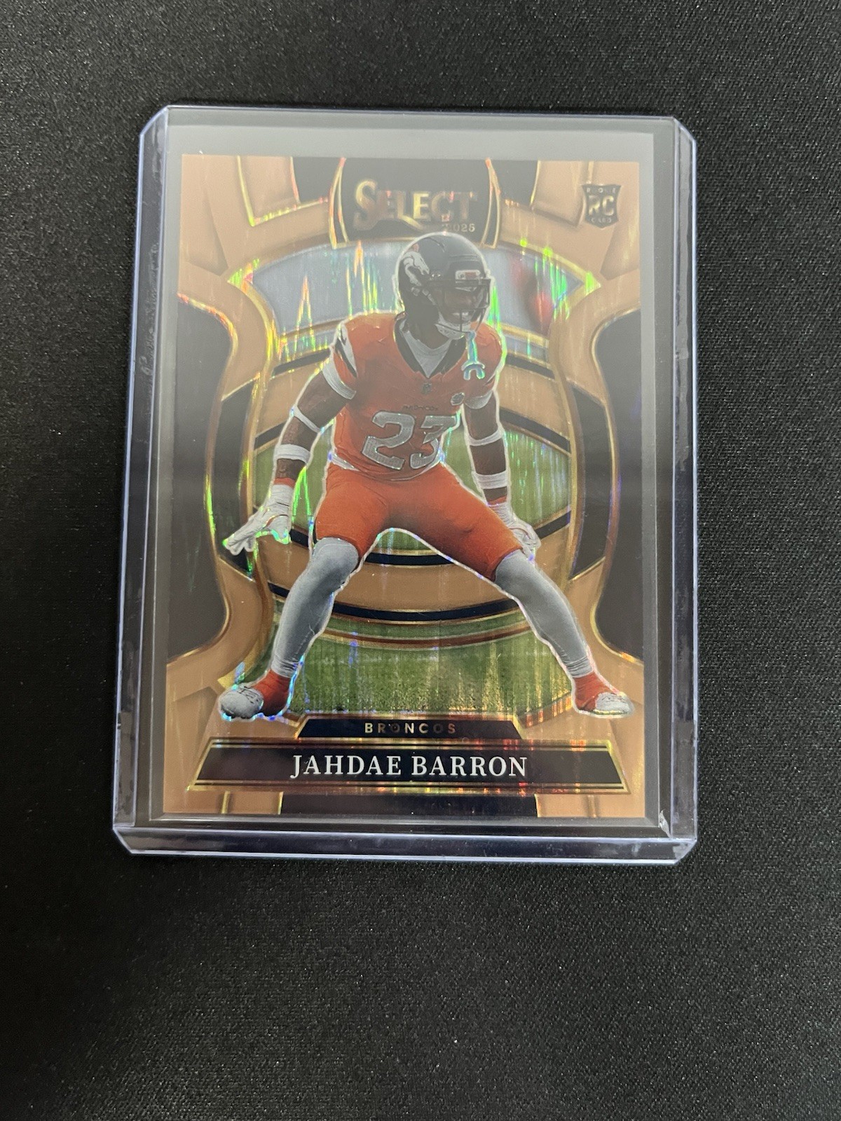 2025 Panini Select - Jahdae Barron #12 Copper Shock Prizm /899 (RC)