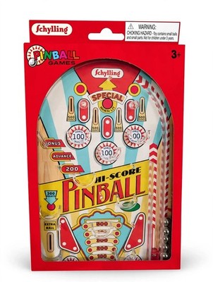 Schylling Hi-Score Flipper Spiel Neu ungeöffnet unbespielt Retro Tabletop Arcade