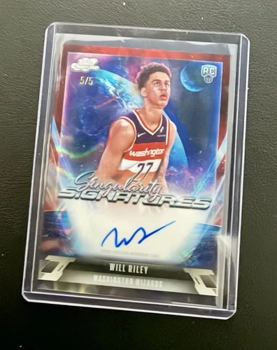 2025 Topps Cosmic Chrome Will Riley Base (RAW)
