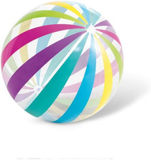 Intex Jumbo Inflatable 42" Giant Beach Ball - Crystal 1-Pack, Multi-color