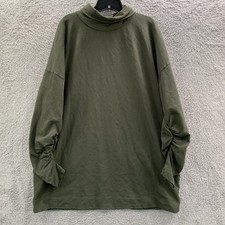 PERUVIAN CONNECTION Sweater Womens Size XL Pullover Green Turtleneck Extra Large