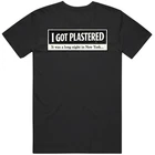 I Got Plastered Spider Man Noir Nic Cage Funny  Meme Fan V2 T Shirt