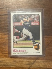 Cal Raleigh Rookie Card 2022 Topps Heritage - Cal Raleigh #367 (RC)