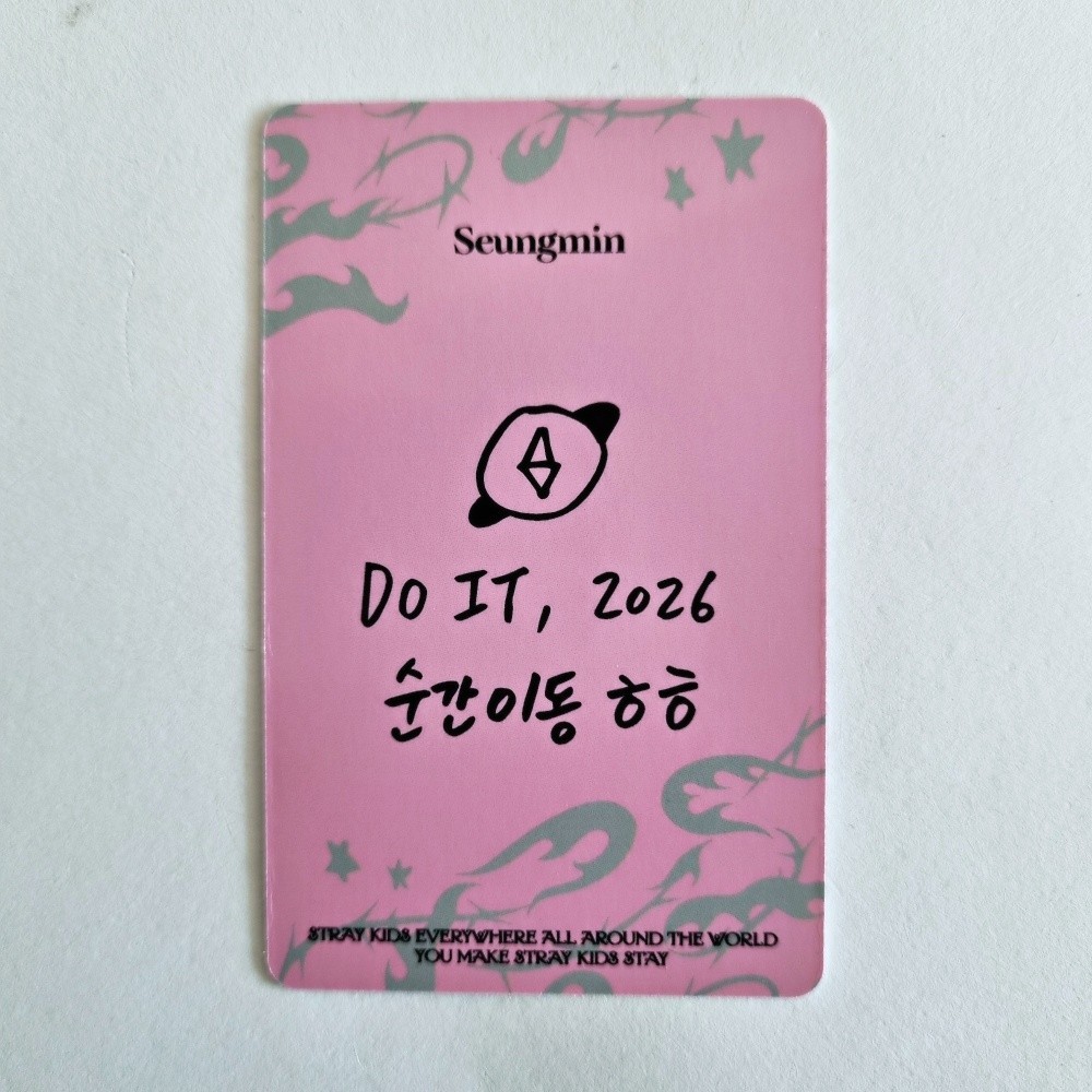 Kpop Stray Kids SKZ IT TAPE DO IT Fans Shop 2nd Lucky Draw Event