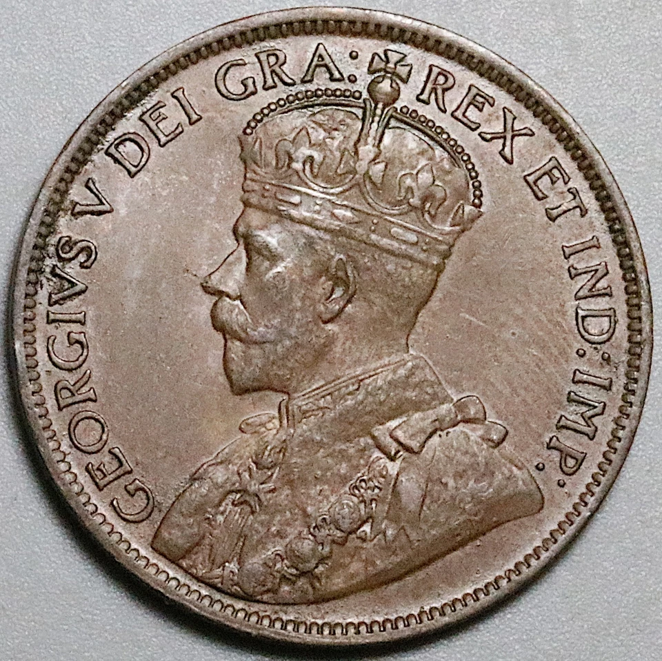 1918 Canada George V 1 Cent UNC WWI Coin (25102305R) - Image 2 of 2