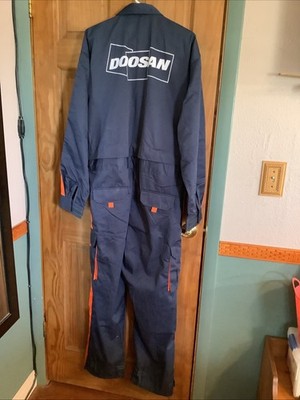 Vintage Industrial Mechanical Heavy Duty Poly/Cotton Coveralls, The Real Deal XL