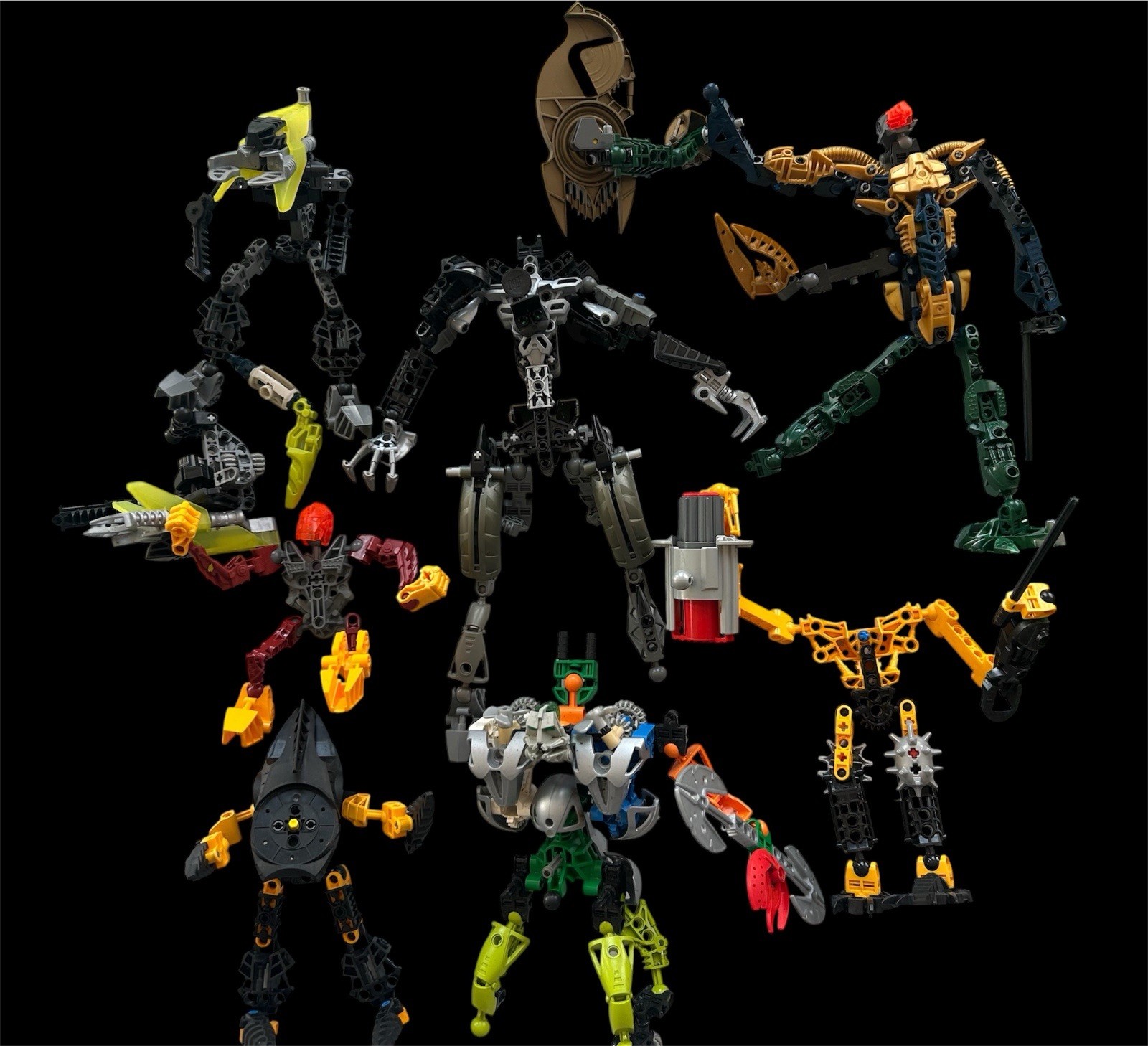 Lego Bionicle Lot  Hero Factory Figures Mixed Lot Various