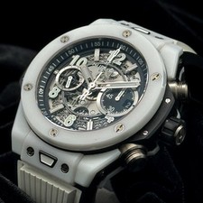 Hublot Big Bang Unico White Ceramic 44mm Skeleton Box & Papers 421.HX.1170.RX 4