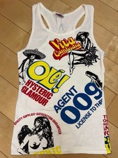 Hysteric Glamour tank top, early 90s, Y2K, for all generations, rare, From Japan