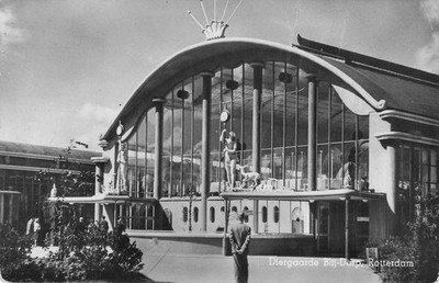AK Rotterdam (3041), Eingang der Diergaarde Blijdorp, Ansichtskarte