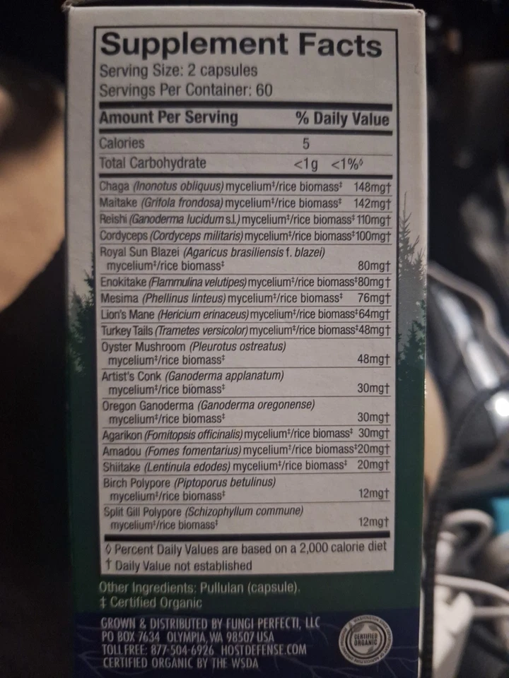 Host Defense Fungi Perfecti Host Defense MyCommunity - 120 Capsules - Image 2 of 4