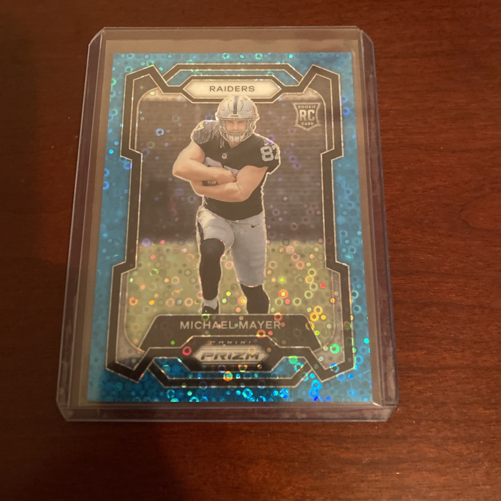 2023 Panini Prizm - Rookies Michael Mayer #361 No Huddle Blue Prizm /95 (RC)