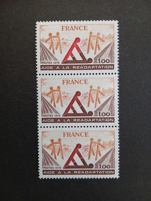 France variété Dallay 2026a Sans Rouge 2 timbres tan neufs XX - Photo 1/3