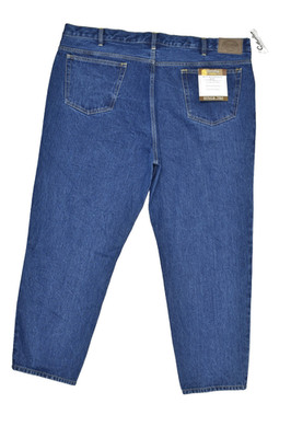 Cabela's Men's Traditional Fit Roughneck Workwear Jeans W46 x L30 Darkstone Blue