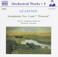 A. GLAZUNOV MOSCOW SYMPHONY ORCHESTRA - Glazunov: Symphonies 2  7 - CD - NEW