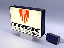 Trek Racing Bicycles LED Lightbox sign wall or desk decor , garage display  gif