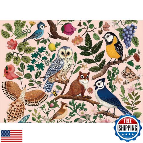 500 Pieces Puzzles for Adults Forest Birds Jigsaw Puzzles 500 Pieces Difficul