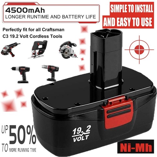 1-4Pack 19.2V Ni-MH Battery For Craftsman 3.6AH C3 Diehard 130279013 130279003 - Picture 29 of 31