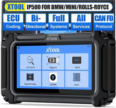 XTOOL IP500 For BMW OBD2 Scanner Diagnostic Tool ABS SRS DPF Oil Reset E.CU Code