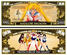 OUR SAILOR MOON CARTOON BILL (WITH PROTECTIVE SLEEVE)