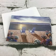 “Among Friends” Diane Romanello Art Notecards Lot Of 10 W/Envelopes Crown Point 
