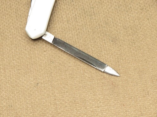 Antique DE BOER & BACH GERMANY Candle-End Lobster Penknife Pearl Nice Near Mint - Picture 12 of 14