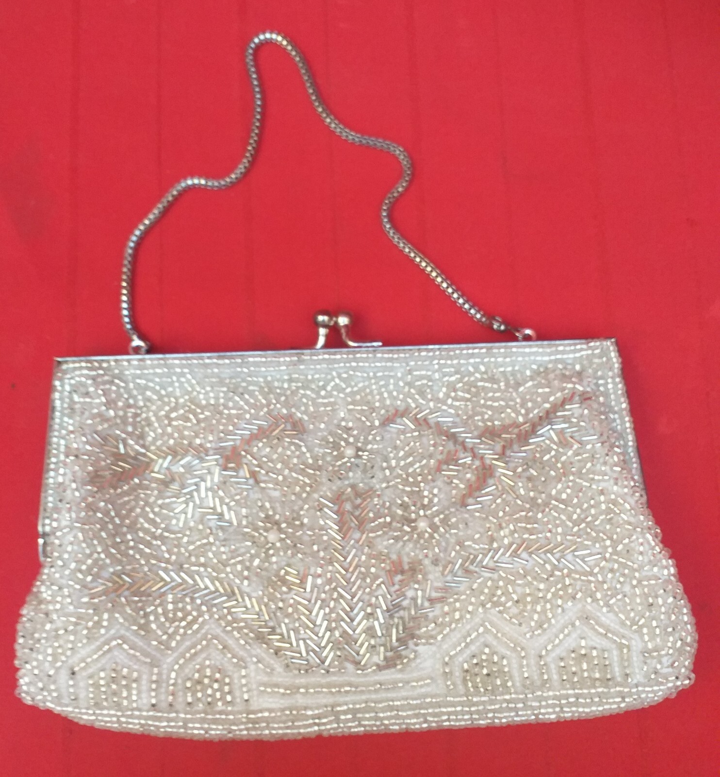 BOLSO DE FIESTA VINTAGE CON PEDRERÍA