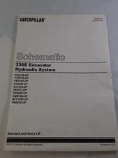Caterpillar ~ Schematic 336E Excavator Hydraulic System ~ Pre-owned 