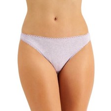 Charter Club Everyday Cotton Bikini Underwear Amethyst Heather NWT Size XL
